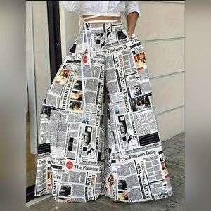 Newspaper Pants Size 8-10